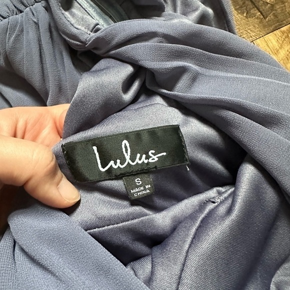 LULU’S Heavenly Hues Denim Blue Maxi Dress - Picture 6 of 6